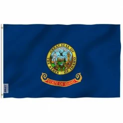 ANLEY Fly Breeze 3 ft. x 5 ft. Polyester Idaho State Flag 2-Sided Flags Banners with Brass Grommets and Canvas Header