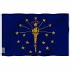 ANLEY Fly Breeze 3 ft. x 5 ft. Polyester Indiana State Flag 2-Sided Flags Banners with Brass Grommets and Canvas Header -US Flora Bunda Sales 2022 anley house flags a flag stateindiana 64 1000