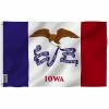 ANLEY Fly Breeze 3 ft. x 5 ft. Polyester Iowa State Flag 2-Sided Flags Banners with Brass Grommets and Canvas Header 1 ANLEY Fly Breeze 3 ft. x 5 ft. Polyester Iowa State Flag 2-Sided Flags Banners with Brass Grommets and Canvas Header -US Flora Bunda Sales 2022 anley house flags a flag stateiowa 64 1000