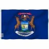 ANLEY Fly Breeze 3 ft. x 5 ft. Polyester Michigan State Flag 2-Sided Flags Banners with Brass Grommets and Canvas Header 2 ANLEY Fly Breeze 3 ft. x 5 ft. Polyester Michigan State Flag 2-Sided Flags Banners with Brass Grommets and Canvas Header -US Flora Bunda Sales 2022 anley house flags a flag statemichigan 64 1000