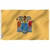 ANLEY Fly Breeze 3 ft. x 5 ft. Polyester New Jersey State Flag 2-Sided Flags Banners with Brass Grommets and Canvas Header -US Flora Bunda Sales 2022 anley house flags a flag statenewjersey 64 1000