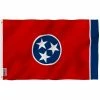 ANLEY Fly Breeze 3 ft. x 5 ft. Polyester Tennessee State Flag 2-Sided Flag Banner with Brass Grommets and Canvas Header -US Flora Bunda Sales 2022 anley house flags a flag statetennessee 64 1000