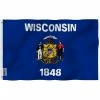 ANLEY Fly Breeze 3 ft. x 5 ft. Polyester Wisconsin State Flag 2-Sided Flags Banners with Brass Grommets and Canvas Header 2 ANLEY Fly Breeze 3 ft. x 5 ft. Polyester Wisconsin State Flag 2-Sided Flags Banners with Brass Grommets and Canvas Header -US Flora Bunda Sales 2022 anley house flags a flag statewisconsin 64 1000