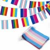 ANLEY 8 in. x 5.5 in. Assorted Rainbow String Flags 4 Mixed Flag Banners with LGBT (32-Piece) -US Flora Bunda Sales 2022 anley house flags a flag string lgbt 32pc 64 1000
