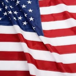 ANLEY EverStrong 4 ft. x 6 ft. American US Heavy-Duty Nylon Flags Embroidered Stars and Sewn Stripes USA (2-Pack)