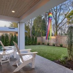 ANLEY 40 in. Rainbow Column Windsock Flag - Parade Garden Decorative Flag -US Flora Bunda Sales 2022 anley wind spinners a windsock rainbow 40in 76 1000