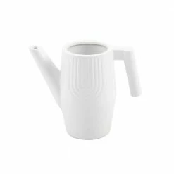 US Flora Bunda Sales 2022 18 Flora Bunda 8.75 in. Rainbow Ceramic Watering Can, Matte White