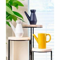 Flora Bunda 7 in. Ceramic Watering Can, Matte Black -US Flora Bunda Sales 2022 flora bunda watering cans ctc1786e mtbk 31 1000