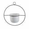 Flora Bunda 4.5 in. Ceramic Hanging Pot in Metal Frame 1 Flora Bunda 4.5 in. Ceramic Hanging Pot in Metal Frame -US Flora Bunda Sales 2022 glass white flora bunda hanging planters ct1974e wh 64 1000