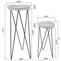 Flora Bunda 10 in. and 8 in. Ivory/Glazed Mayan Ceramic on Metal Plant Stand (Set of 2) 7 Flora Bunda 10 in. and 8 in. Ivory/Glazed Mayan Ceramic on Metal Plant Stand (Set of 2) -US Flora Bunda Sales 2022 ivory flora bunda plant stands ct2013e2 ivory c3 1000