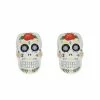 Flora Bunda 4 in. Day of the Dead Colorful Ceramic Skull Planters (Set of 2) -US Flora Bunda Sales 2022 multi color flora bunda plant pots ct1651e2 64 1000