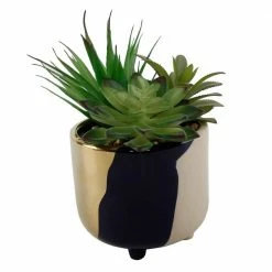 Flora Bunda 4.8 in. Navy 3-Tone Footed Ceramic Planter -US Flora Bunda Sales 2022 navy flora bunda plant pots ct556e navy 4f 1000