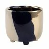 Flora Bunda 4.8 in. Navy 3-Tone Footed Ceramic Planter 1 Flora Bunda 4.8 in. Navy 3-Tone Footed Ceramic Planter -US Flora Bunda Sales 2022 navy flora bunda plant pots ct556e navy 64 1000
