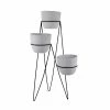 Flora Bunda 26 in. H 6 in. White Concrete 3-Tier Lava Cement Plant Pot Sets 2 Flora Bunda 26 in. H 6 in. White Concrete 3-Tier Lava Cement Plant Pot Sets -US Flora Bunda Sales 2022 white flora bunda plant pots em1749e wh 64 1000