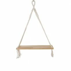 Flora Bunda 20 in L 5.8 in W Wood and Macrame Hanging Shelf 8 Flora Bunda 20 in L 5.8 in W Wood and Macrame Hanging Shelf -US Flora Bunda Sales 2022 white flora bunda plant pots nt30e 4f 1000