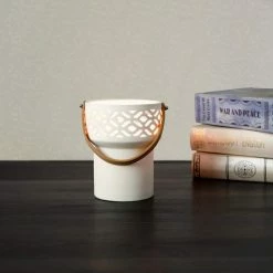 US Flora Bunda Sales 2022 22 Flora Bunda 6.5 in. Battery Operated LED Kilim Ceramic Lantern